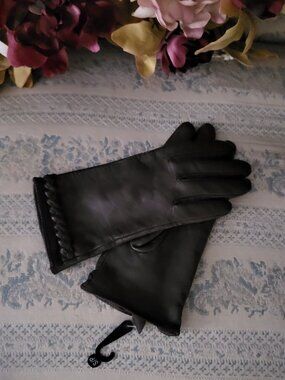 Alexandra Bartlett Women's Brown Genuine Leather Gloves Size S/P NEW
